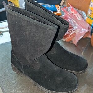 Black Suede Boots